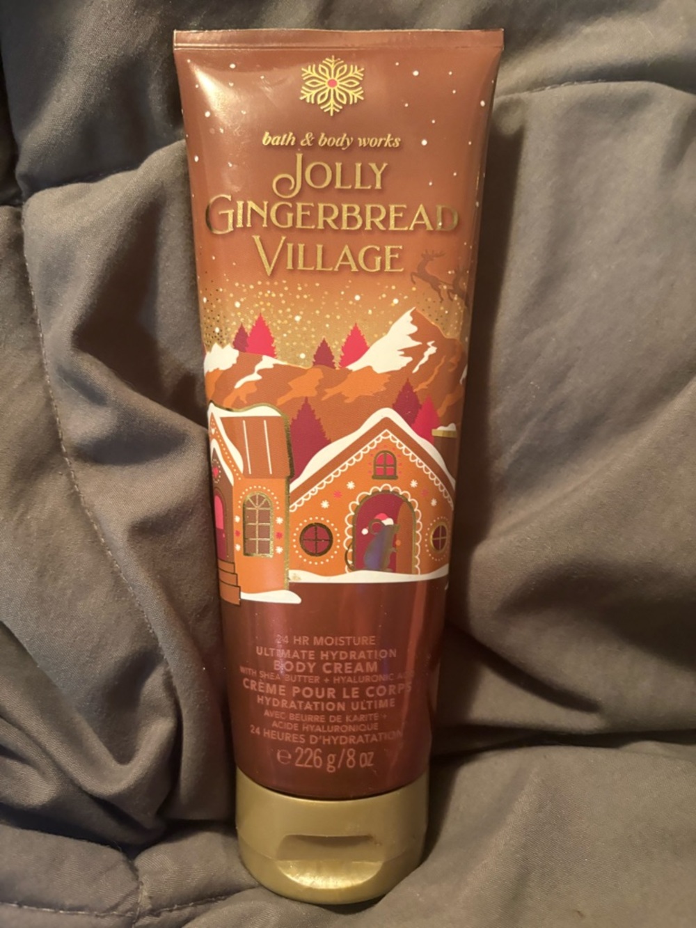 NEW BABW Jolly Gingerbread Village Body Cream
